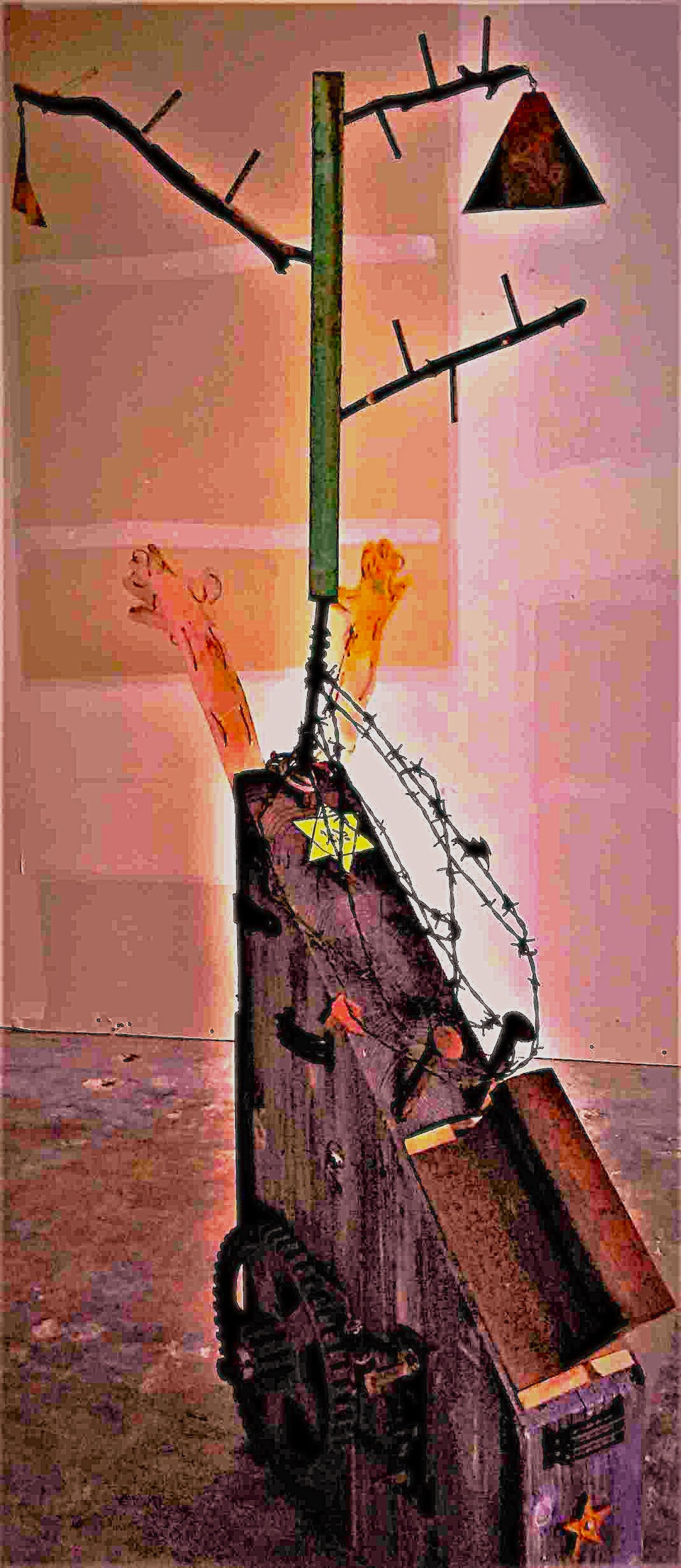 Perseverance, 2019, mixed media, 60 x 36 x 12 in. / 152.4 x 91.44 x 30.48 cm.