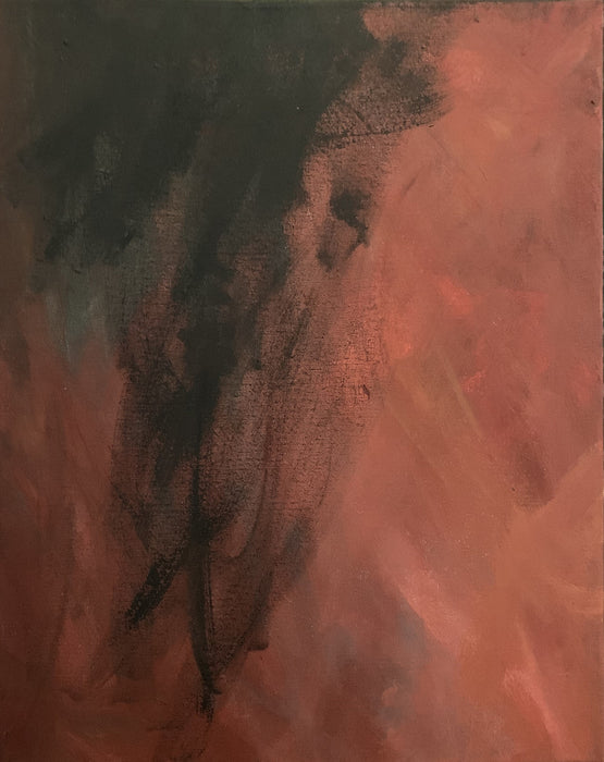 Rage, 2018, acrylic on canvas, 20 x 16 in. / 50.8 x 40.64 cm.