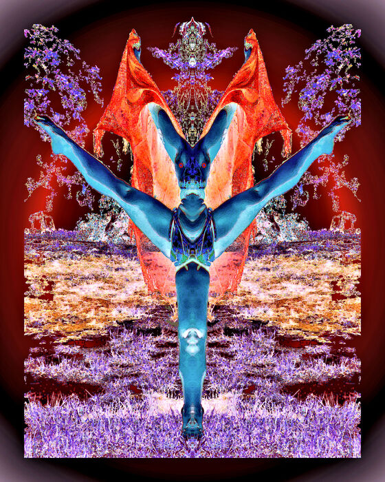 Reassembled Ego, 2024, digital photographic art print, 20 x 16 in. / 50.8 x 40.64 cm.