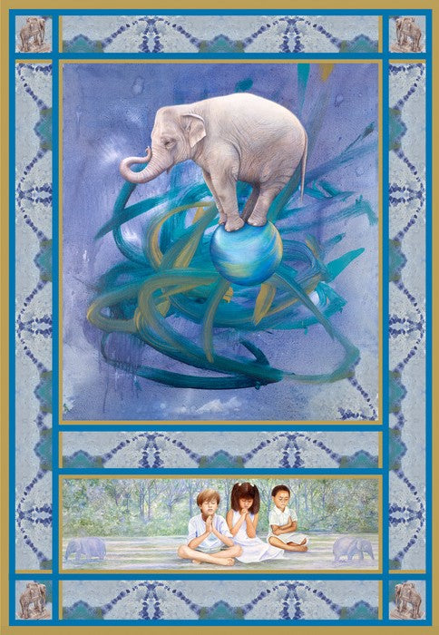 Rose's Dream, 2007, mixed aquamedia on canvas, 84 x 60 in. / 213.36 x 152.4 cm.