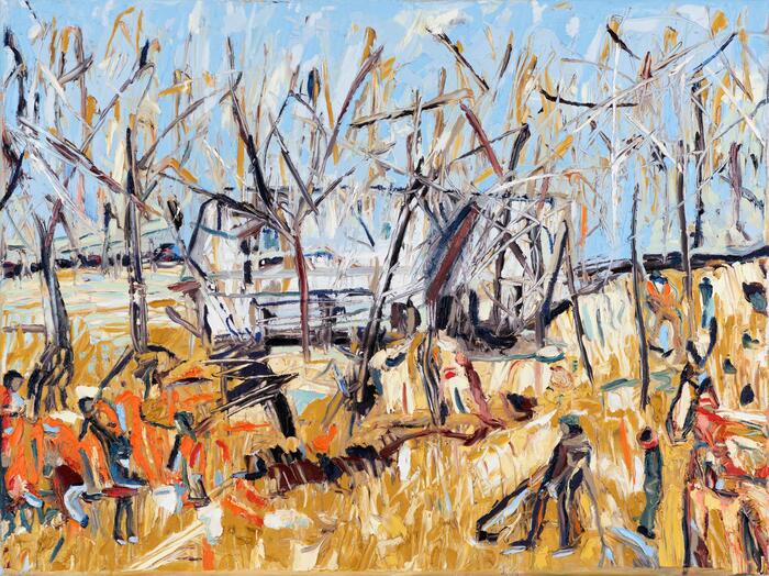 Rural Life, 2021, oil on canvas, 18 x 24 in. / 45.72 x 60.96 cm.