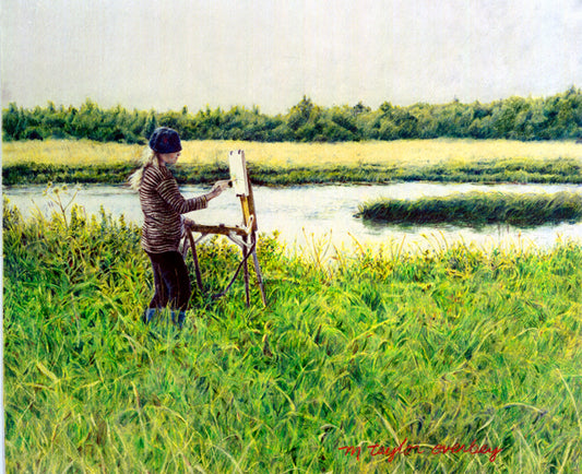The Russian Artist, 1994, colored pencil on paper, 18 x 24 in. / 45.72 x 60.96 cm.