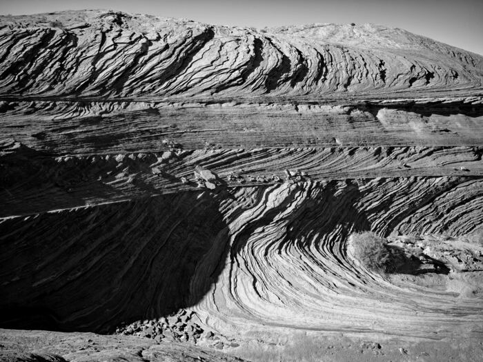 Sediment Confused, 2024, photogravure, 22 x 18 in. / 55.88 x 45.72 cm.