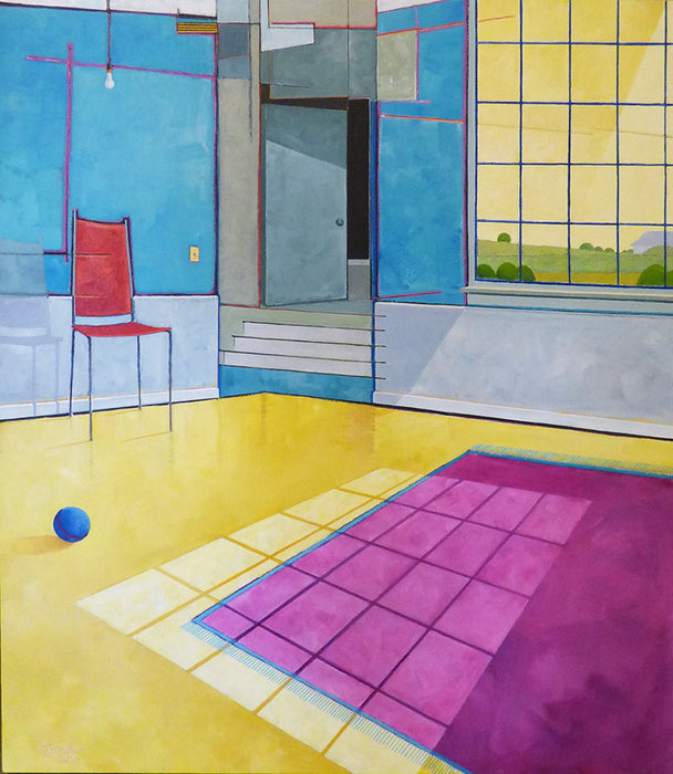 Spare Room, 2016, acrylic on canvas, 30 x 35 in. / 76.2 x 88.9 cm.