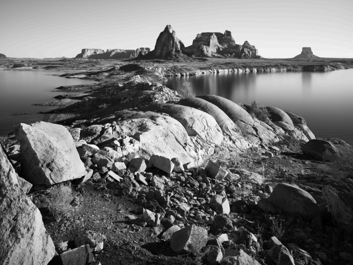 Spine-Lake Powell, 2023, photogravure, 22 x 18 in. / 55.88 x 45.72 cm.