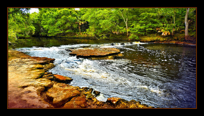 Steinhatchee River Falls, 2021, digital photograph, 16 x 28 in. / 40.64 x 71.12 cm.