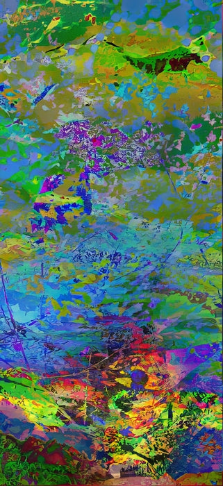 Sunset in Pennsylvania, 2010, textured fine art paper, 17 x 37 in. / 43.18 x 93.93 cm.