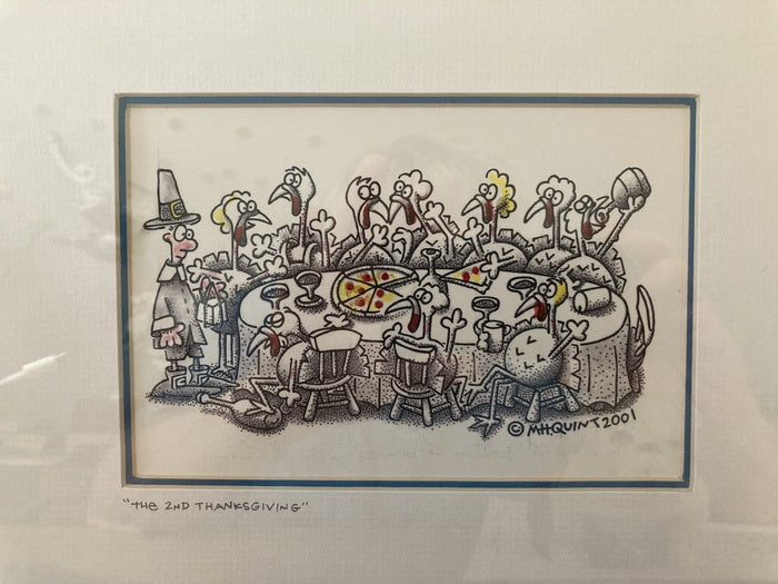 The 2nd Thanksgiving, 2001, mixed media, 8 x 10 in. / 20.32 x 25.4 cm.