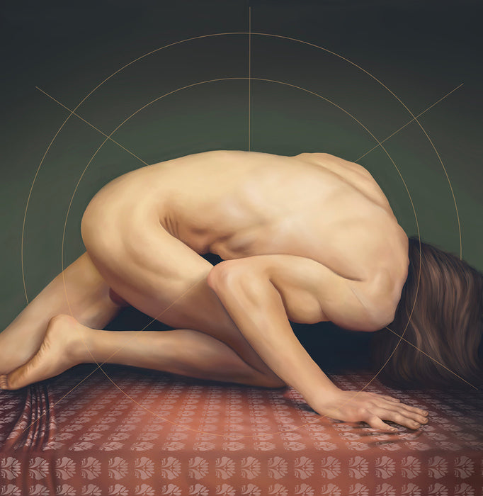 The Dawn of Man, 2023, digital, 35 x 35 in. / 88.9 x 88.9 cm.