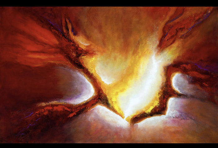 The Glory, 2024, oil/mixed media on canvas, 30 x 48 in. / 76.2 x 121.92 cm.