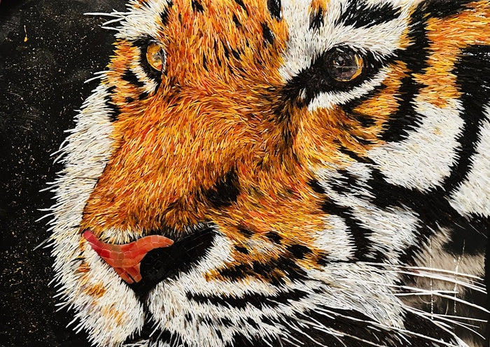 Tiberius, 2024, mosaic, 18 x 24 in. / 45.72 x 60.96 cm.