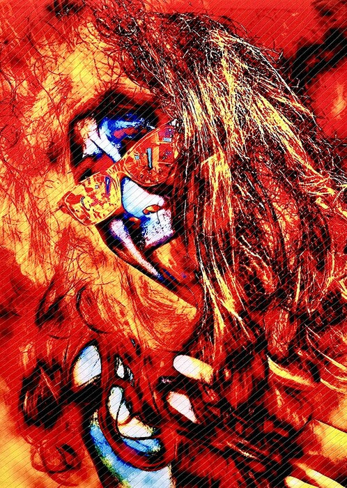 Trans-gression, 2024, art quilt, 36 x 27.5 in. / 91.44 x 69.85 cm.