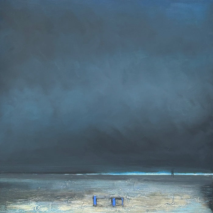 Une Nuit, 2024, oil on canvas, 30 x 30 in. / 76.2 x 76.2 cm.