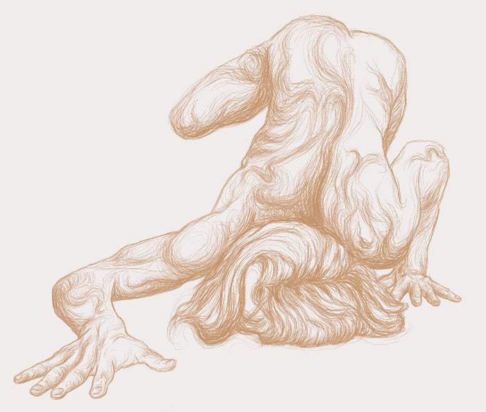 Untitled Nude, 2022, digital, 17 x 20 in. / 43.18 x 50.8 cm.