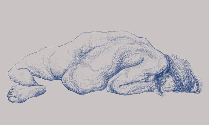 Untitled Nude Male, 2022, digital, 14.5 x 24 in. / 36.83 x 60.96 cm.