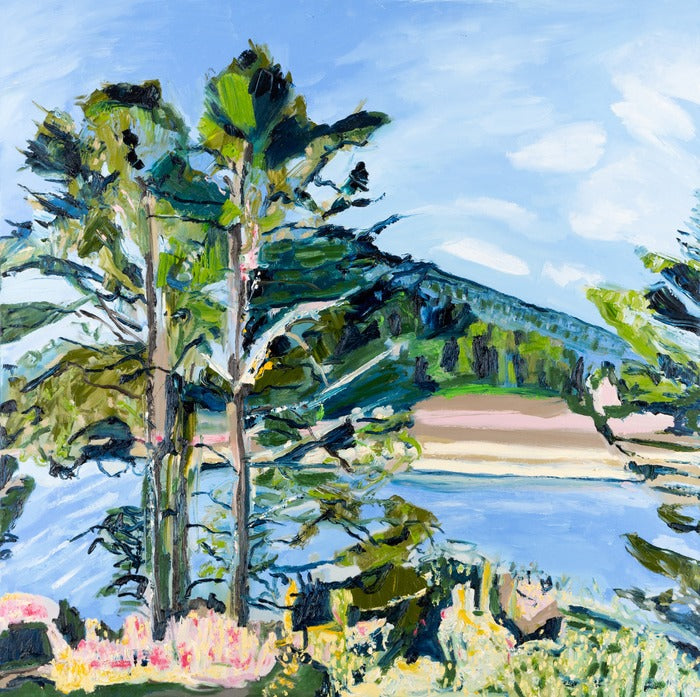 Wyoming, 2023, oil on canvas, 36 x 36 in. / 91.44 x 91.44 cm.