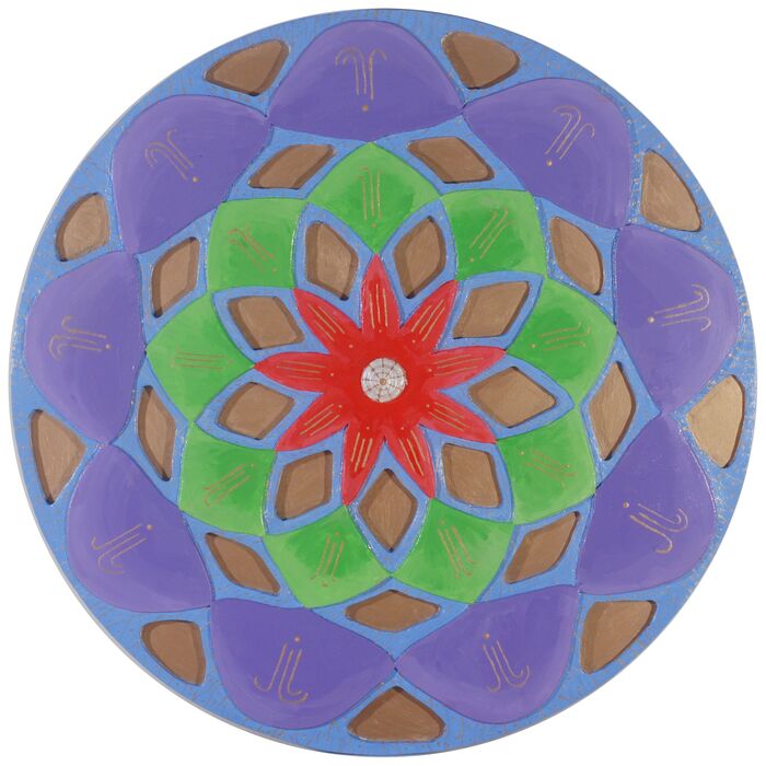 Yea!, 2022, acrylic on wood, 36 x 36 in. / 91.44 x 91.44 cm.