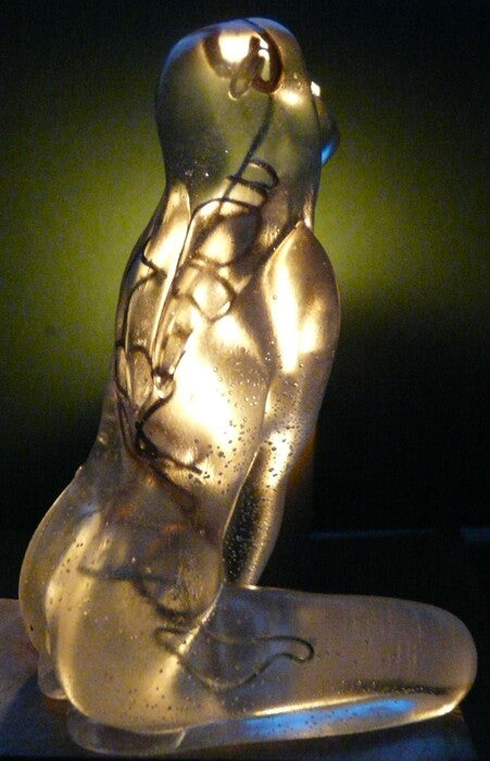 Abstract Girl, 2023, mixed media, 25 x 11 x 12 cm. / 9.8 x 4.3 x 4.7 in.