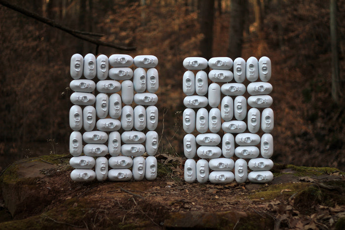 I'm Afraid of Dying, 2012, resin and steel, 30 x 40 x 5 in. / 76.2 x 101.6 x 12.7 cm.