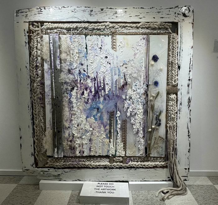 #1 Series 5 - Through The Ages, 2022, mixed media, 69 x 69 in. / 175.26 x 175.26 cm.