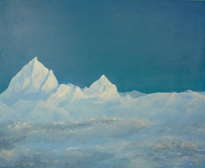 Alaska Air, 2024, acrylic on canvas, 30 x 36 in. / 91.44 x 76.2 cm.