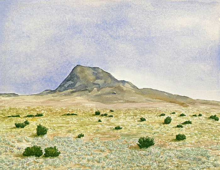 West of Albuquerque II, 2020, watercolor, 9 x 12 in. / 22.86 x 30.48 cm.