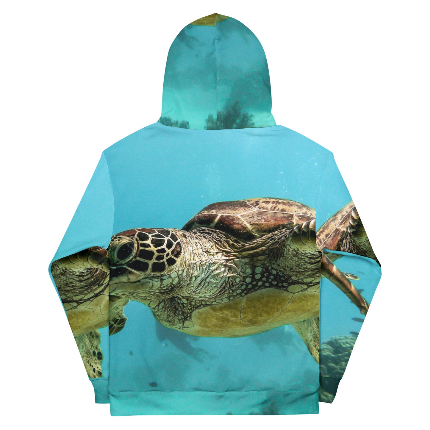 Sea Turtle Hoodie, 2023, polyester and cotton