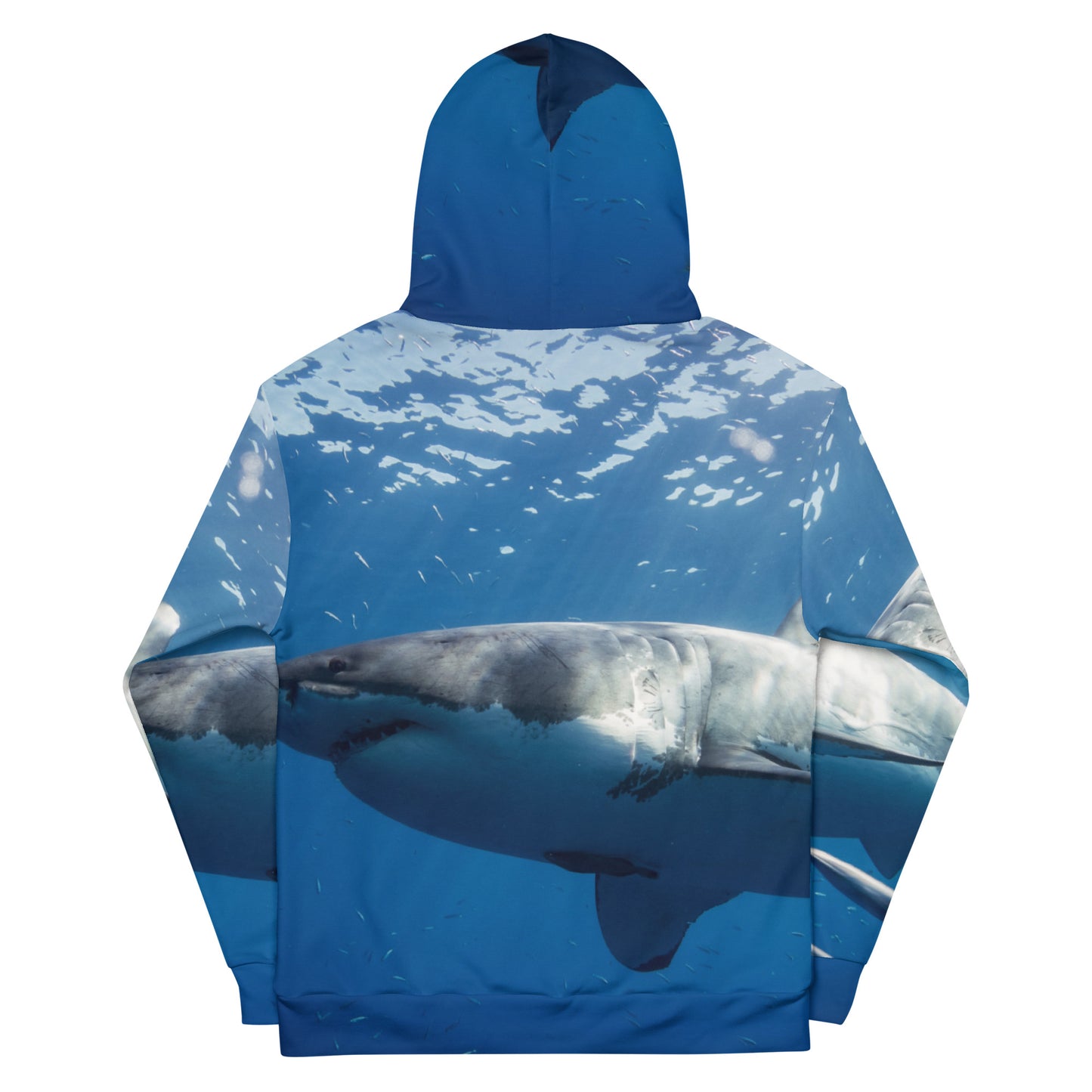 Great White Shark Hoodie, 2023, polyester and cotton