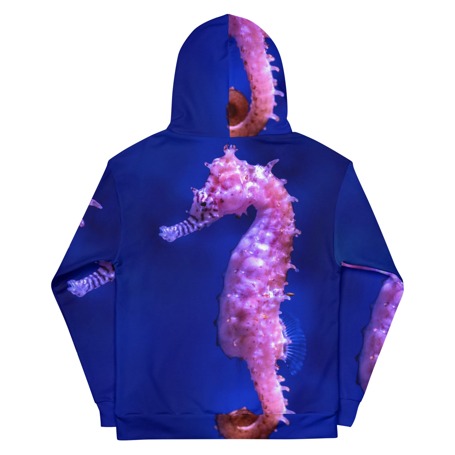 Pink Seahorse Hoodie, 2023, polyester and cotton