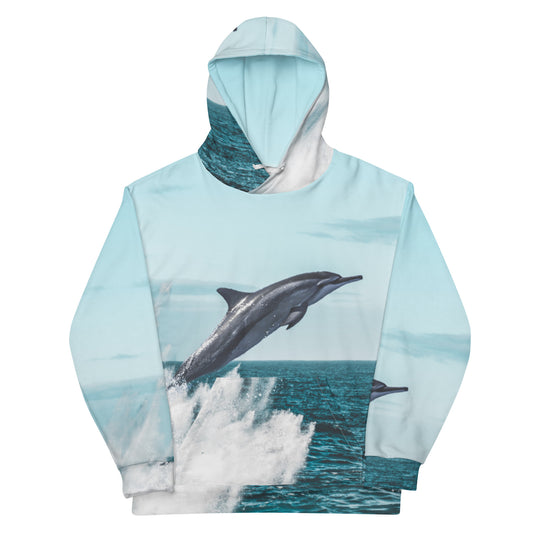 Dolphin Hoodie, 2023, polyester and cotton