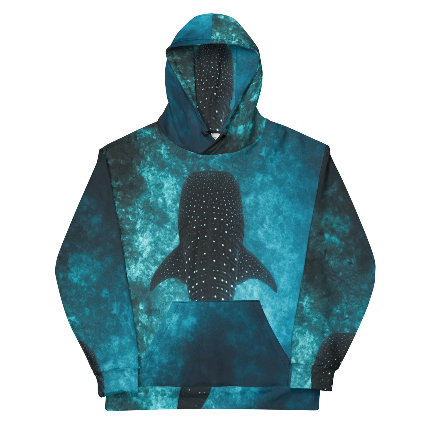 Whale Shark Hoodie, 2023, polyester and cotton