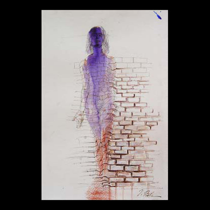 Apparition, 2011, watercolor and ink, 14.5 x 9.5 in. / 36.83 x 24.13 cm.
