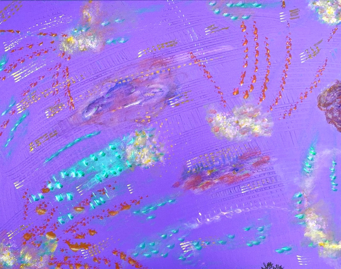 Beyond, 2024, acrylic on canvas, 28 x 22 in. / 71.12 x 55.88 cm.