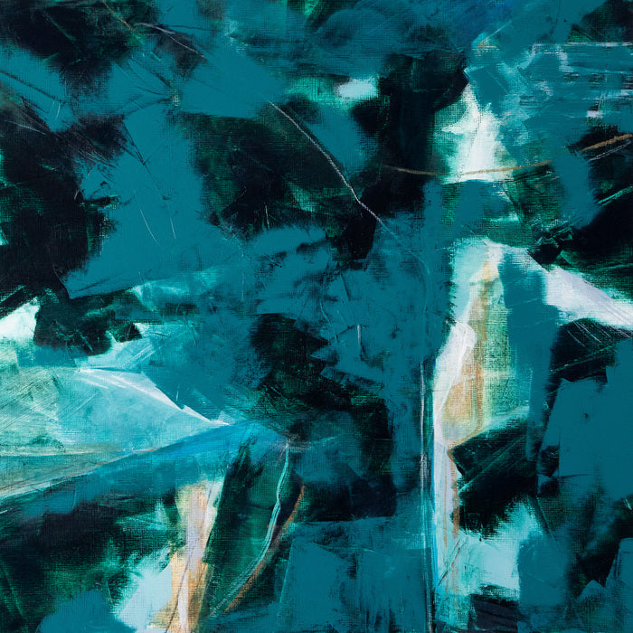 Canopy, 2024, acrylic, 10 x 10 in. / 25.4 x 25.4 cm.