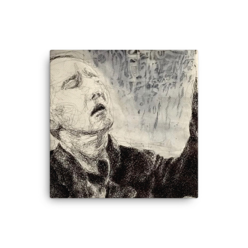 Catatonia 2, 2023, ink drawing on canvas print