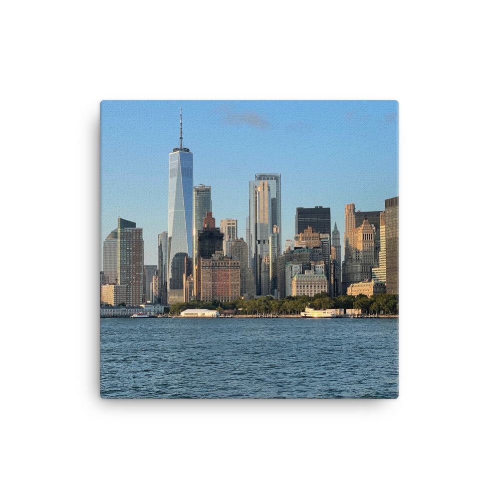 Docking Staten Island Ferry, 2023, photography on canvas print