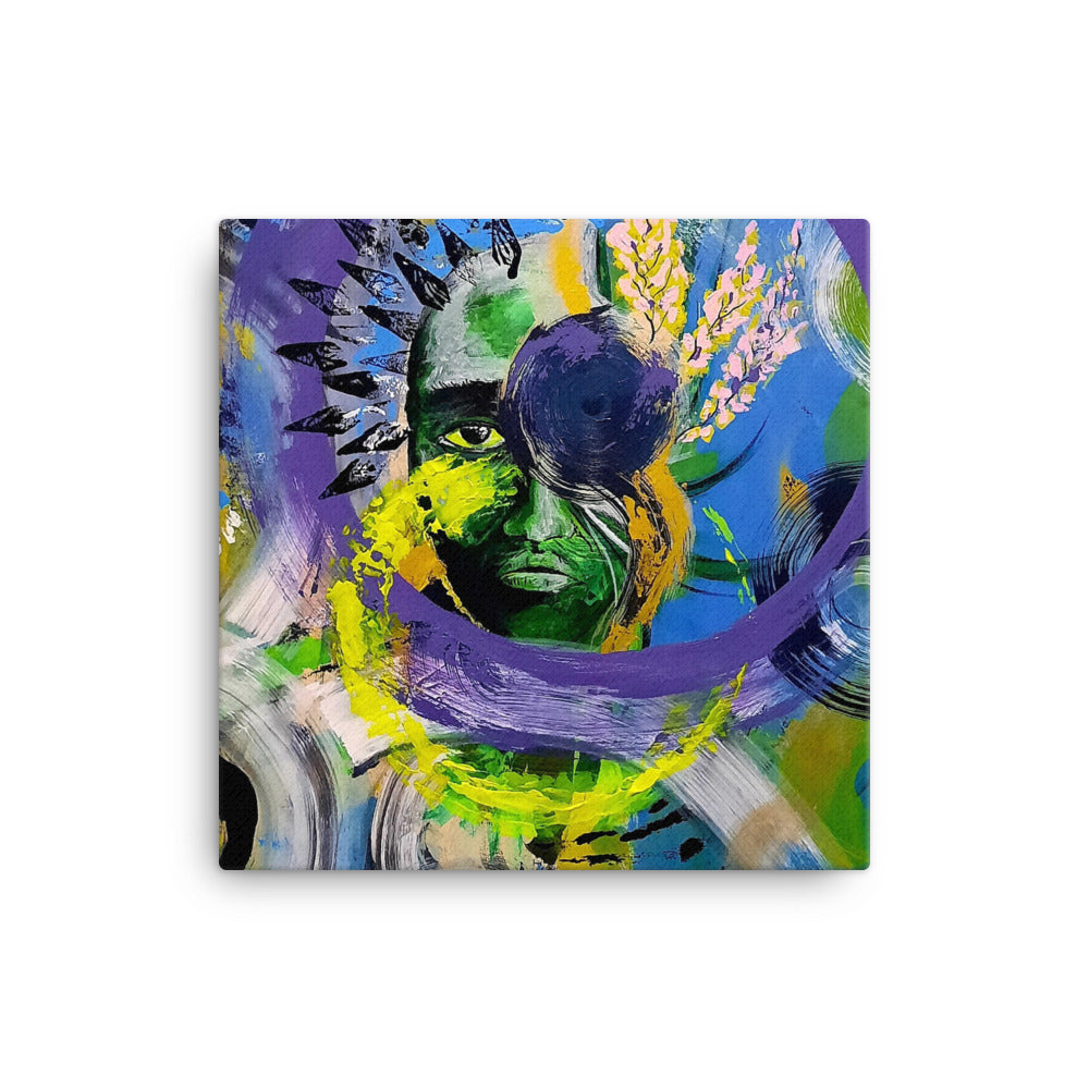 Circular, 2023, acrylic on canvas print