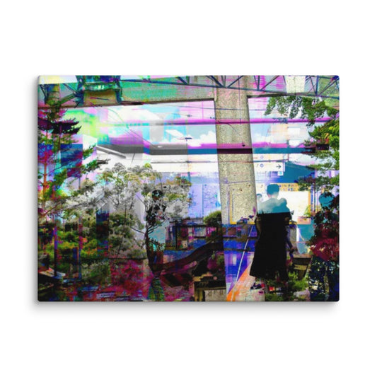 Destination Unknown (Peaceful), 2024, digital photo on canvas print