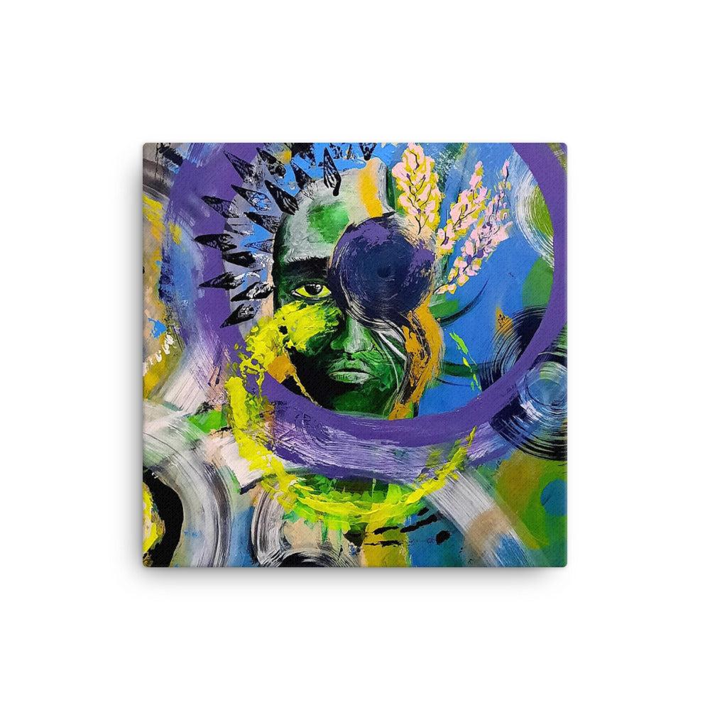 Circular, 2023, acrylic on canvas print