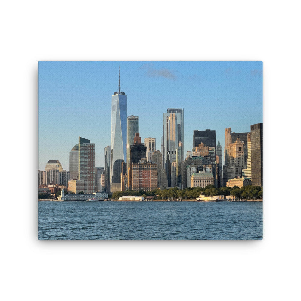 Docking Staten Island Ferry, 2023, photography on canvas print