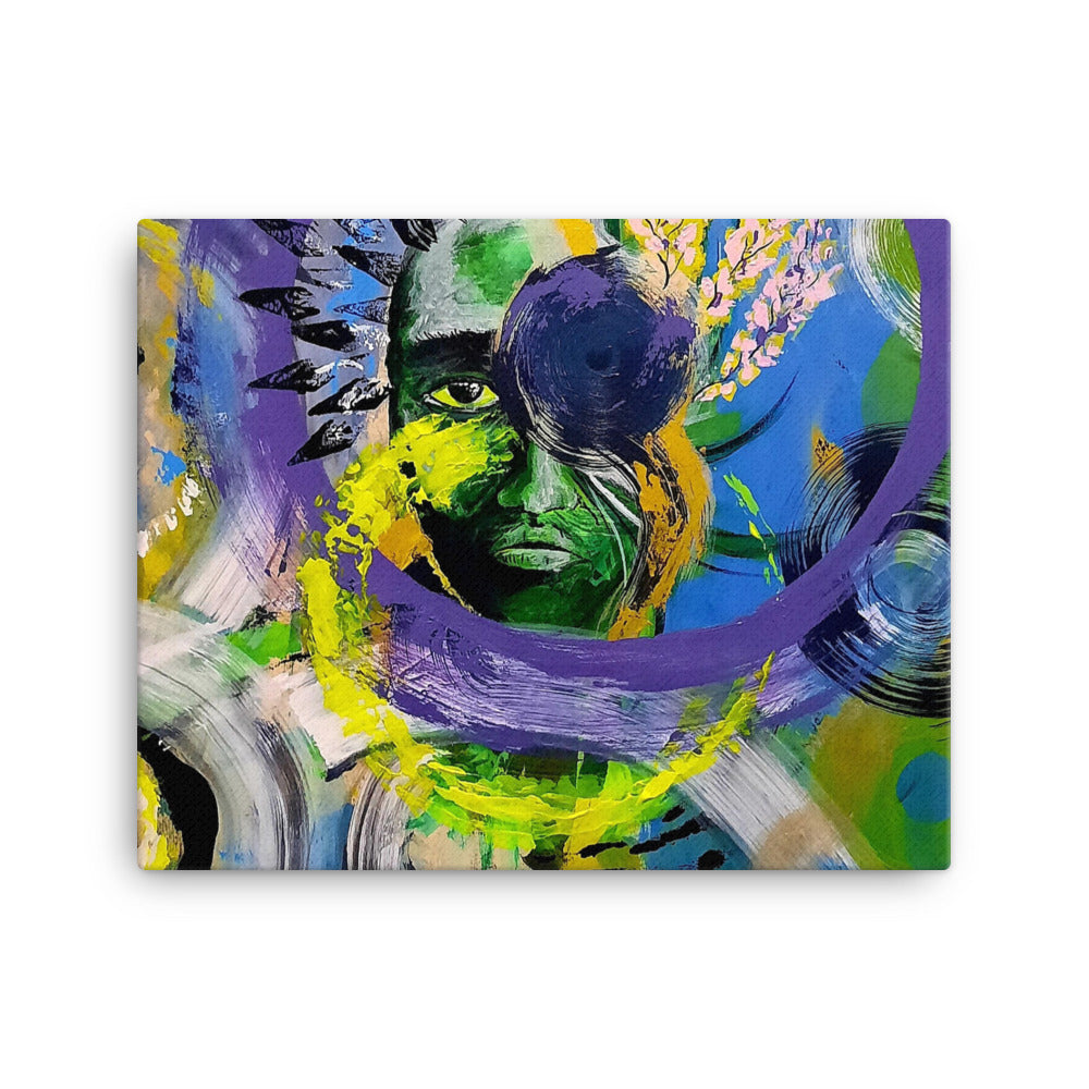 Circular, 2023, acrylic on canvas print