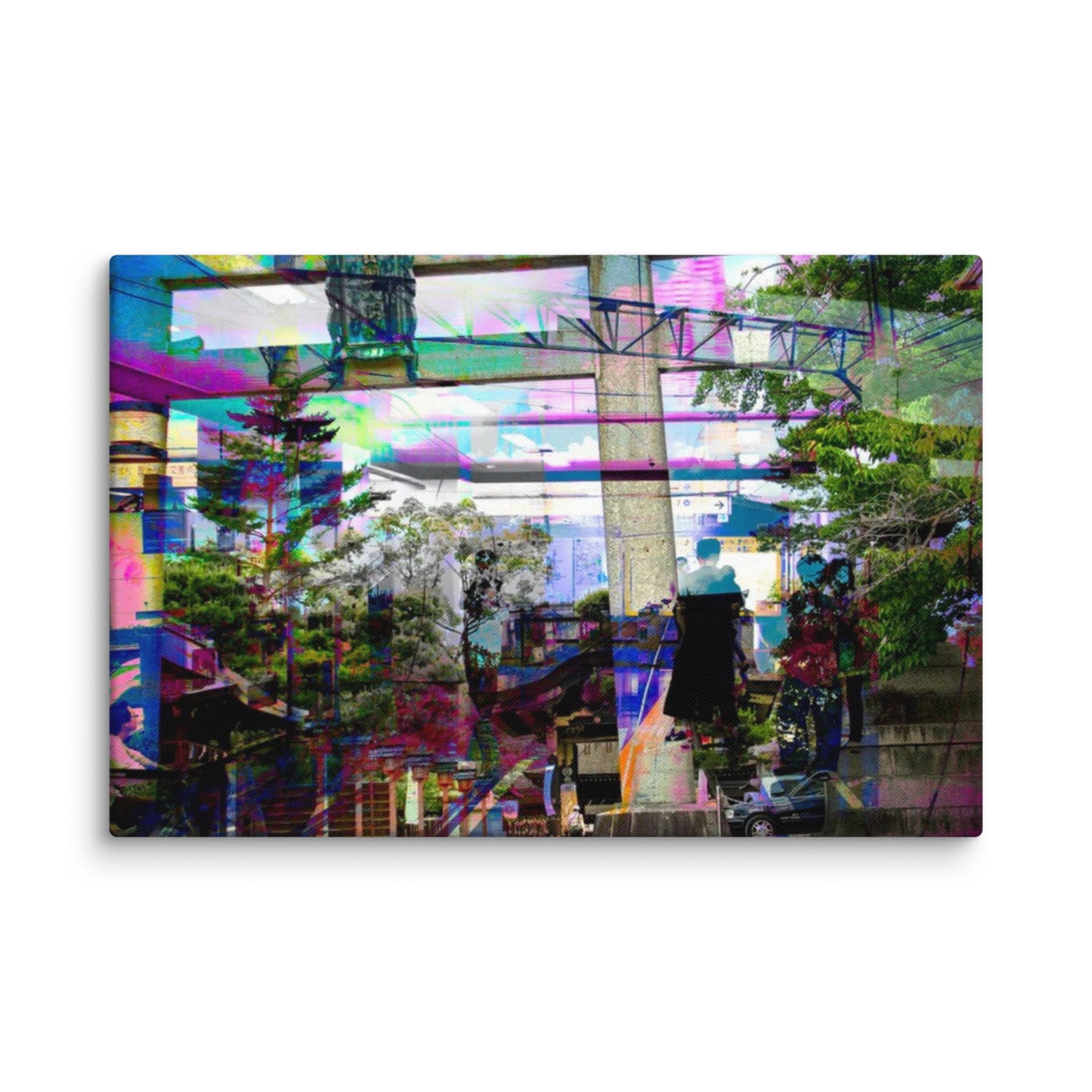 Destination Unknown (Peaceful), 2024, digital photo on canvas print