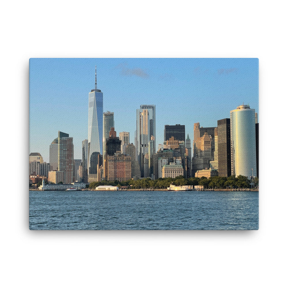 Docking Staten Island Ferry, 2023, photography on canvas print