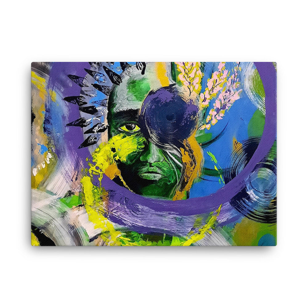 Circular, 2023, acrylic on canvas print