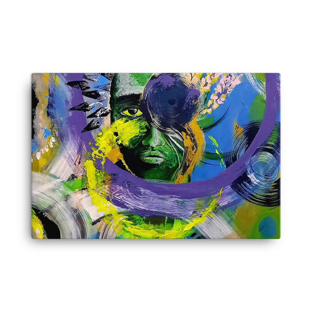 Circular, 2023, acrylic on canvas print