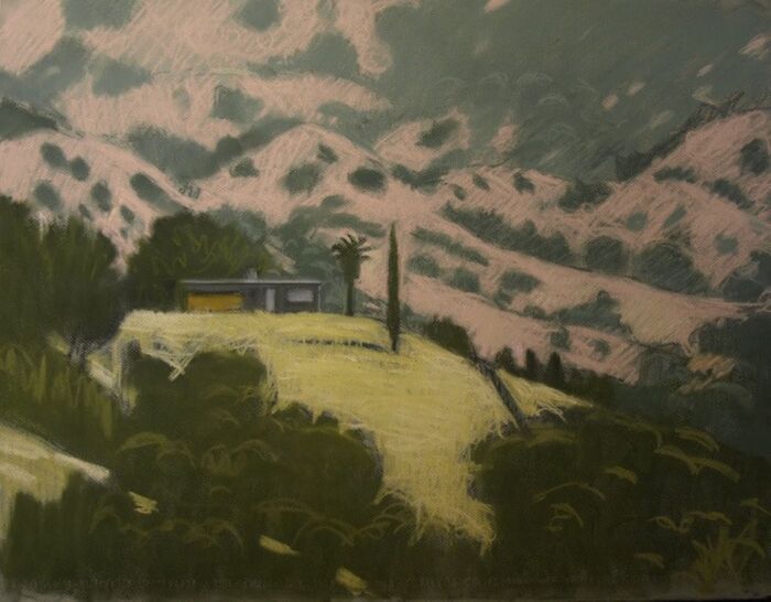 Captain Walker's House, 2018, pastel on paper, 19 x 25 in. / 48.26 x 63.5 cm.