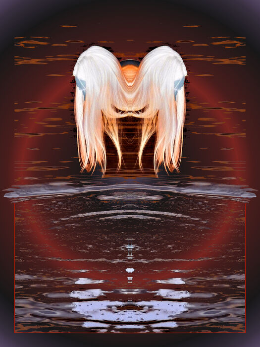 Circular Thoughts, 2024, digital photographic art print, 24 x 18 in. / 60.96 x 45.72 cm.