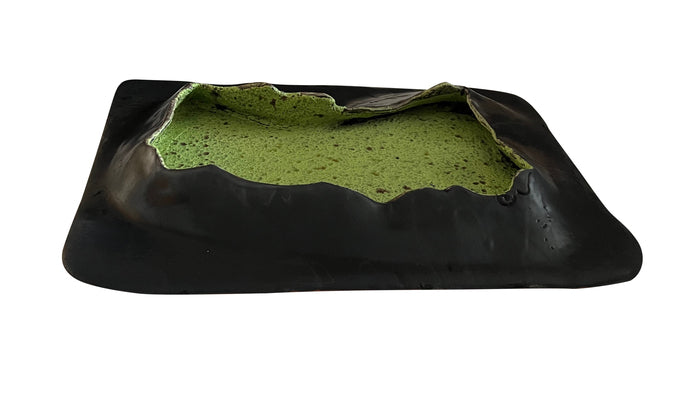 Crater, 2023, terracotta, 17.5 x 13 in. / 44.45 x 33.02 cm.