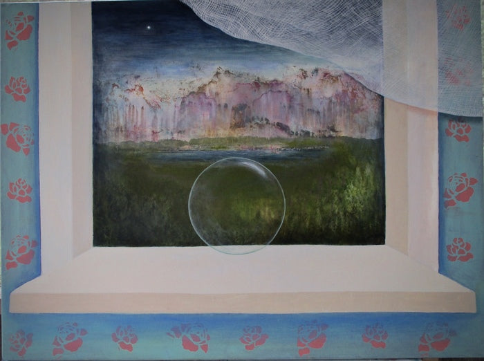 Crystal Ball, 2022, acrylic on canvas, 40 x 30 in. / 101.6 x 76.2 cm.