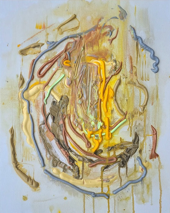 Decadence, 2024, acrylic on canvas, 20 x 16 in. / 50.8 x 40.64 cm.